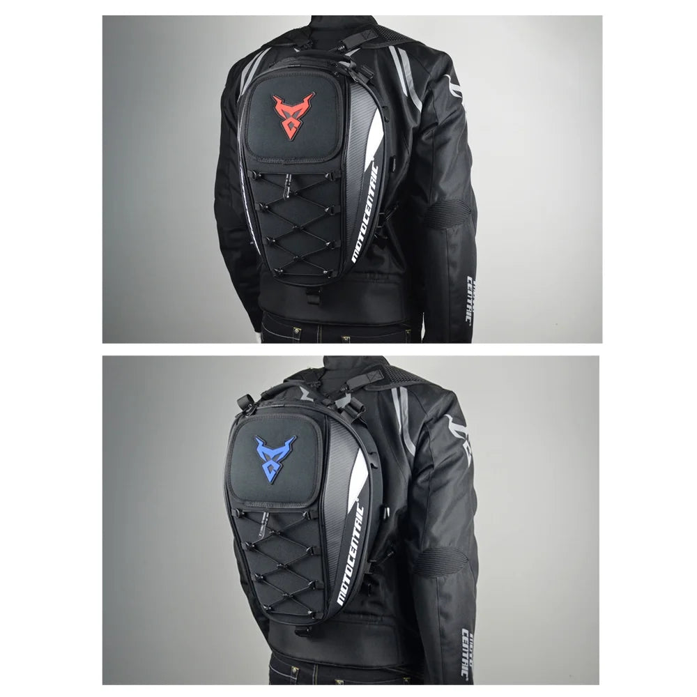 Blue Waterproof Motorcycle Backpack T2172