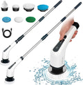 Cordless Electric Spin Scrubber with 7 Replaceable Brush Heads O904