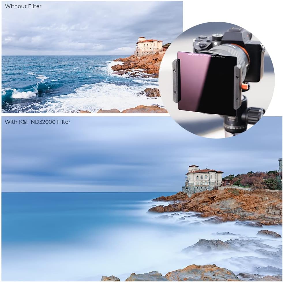 100x100mm Square ND32000 Neutral Density Filter Pack of 2 I9405