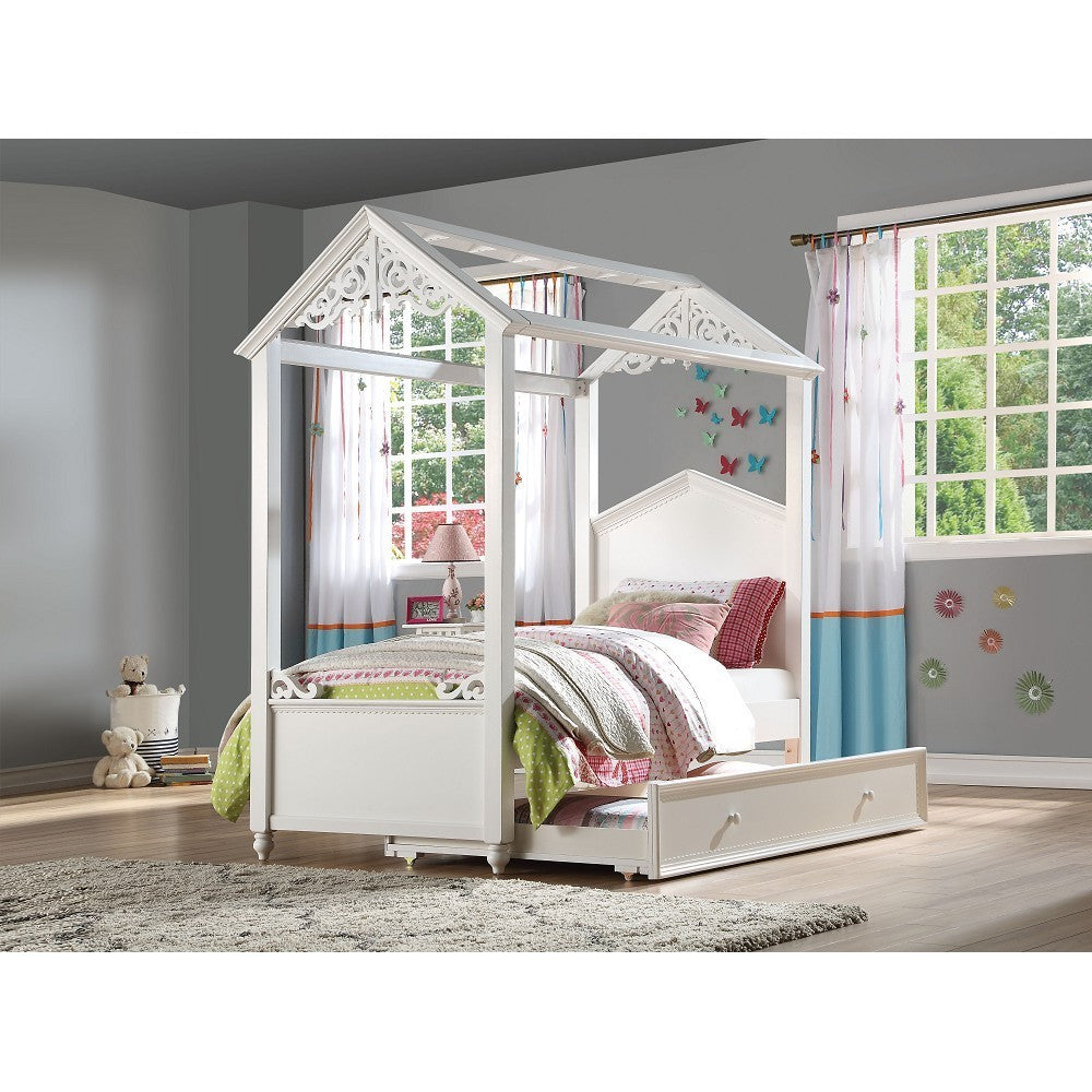White Twin Trundle S30121