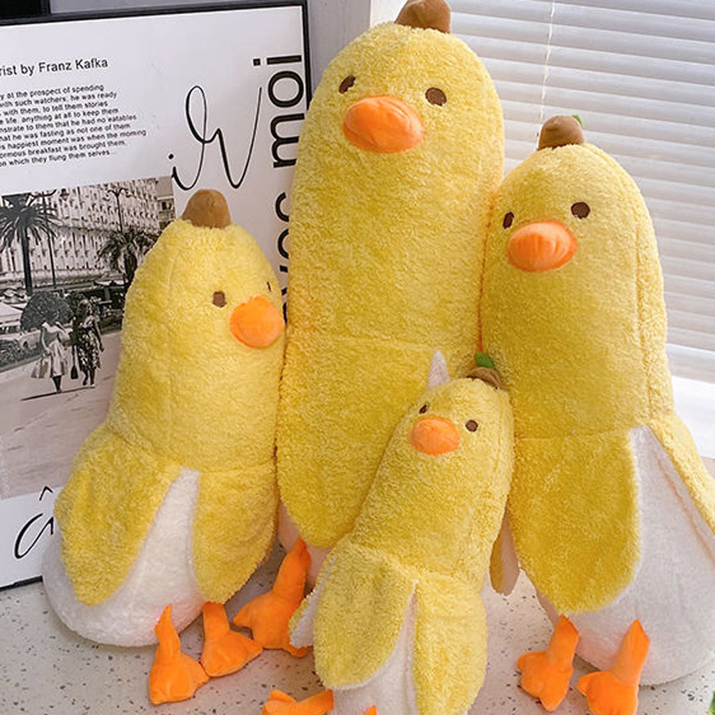 Soft Stuffed Banana Duck Plush Doll Pillow Q349210
