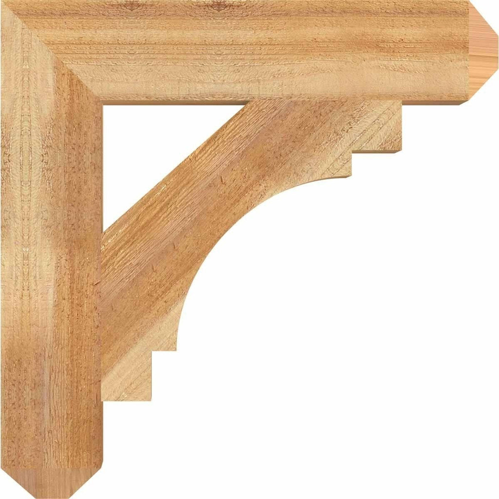 6x22W x 42x22D x 48x22H Western Red Cedar Bracket E464