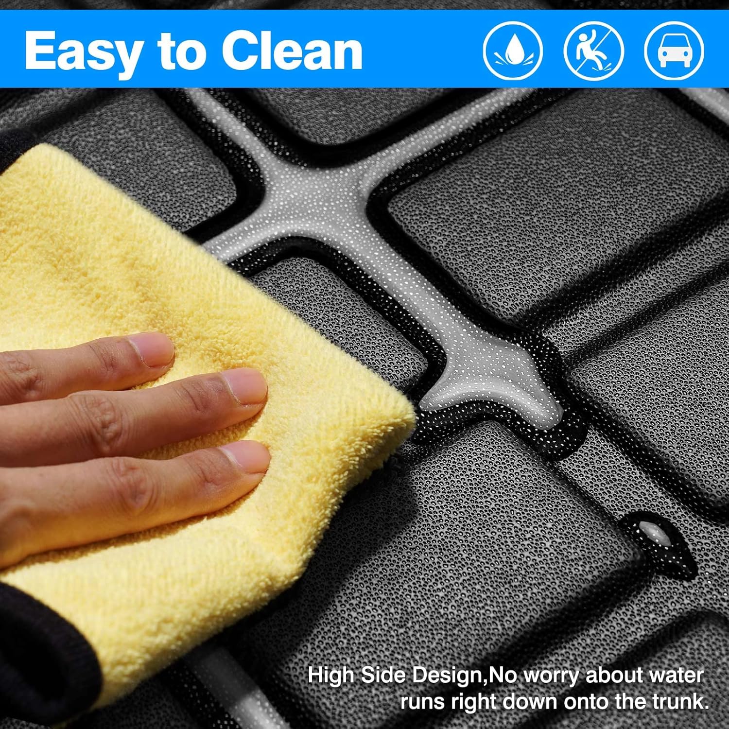 Cargo Mat Black TPO Pack of 2 A89489