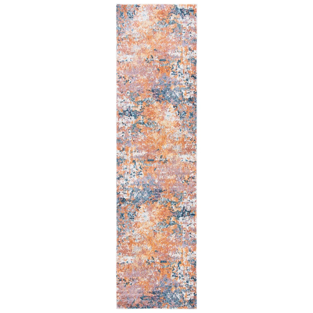 Gold / Blue Rug S897