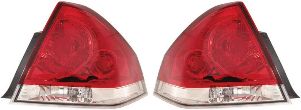 Tail Light Assembly for Chevy Impala 2014 2015 2016 Driver and Passenger Side Pair C500186