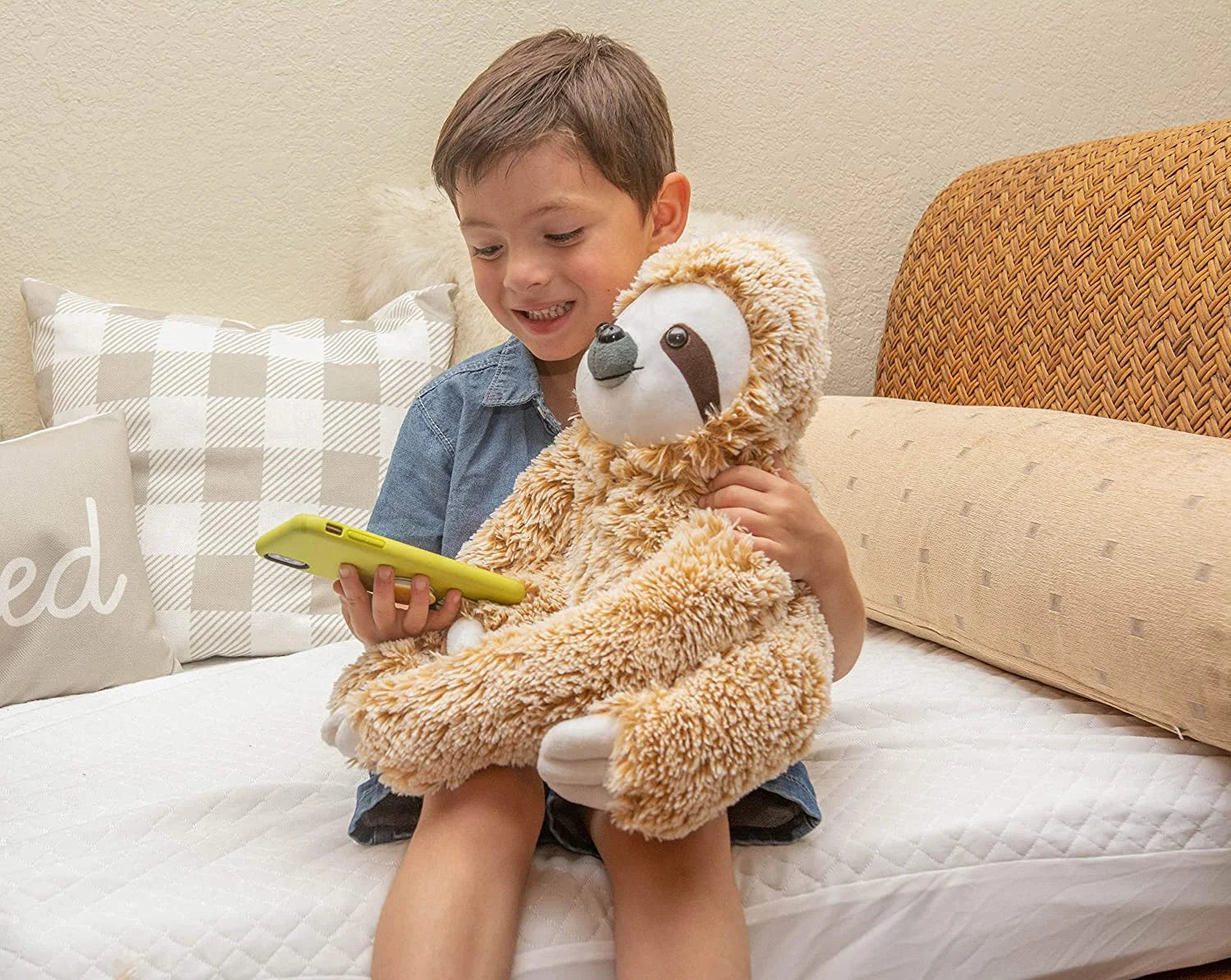 Three Toed Sloth Stuffed Plush Toy T90212
