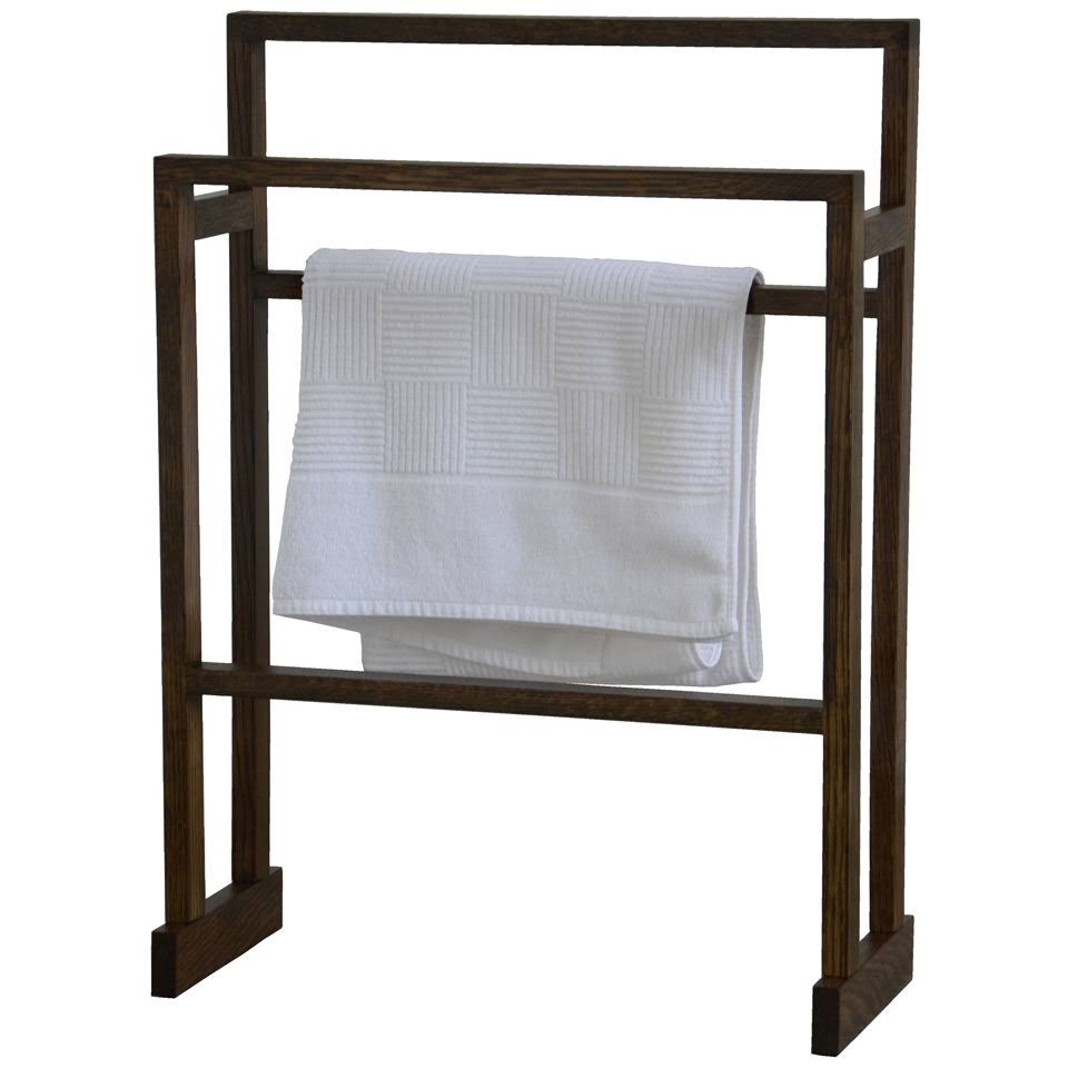 Dark Oak Towel Rail I898