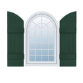 14 inchw x 57 inchh Vinyl Four Board Joined Arch Top Shutters X276583