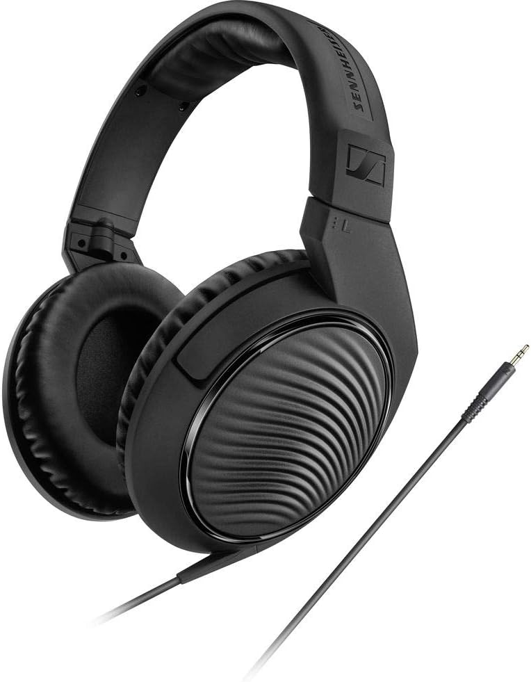 HD 200 Pro Monitoring Headphones with Headphone Holder & Stereo 1/4 Male Headphone Extension Cable 10' Bundle I24974