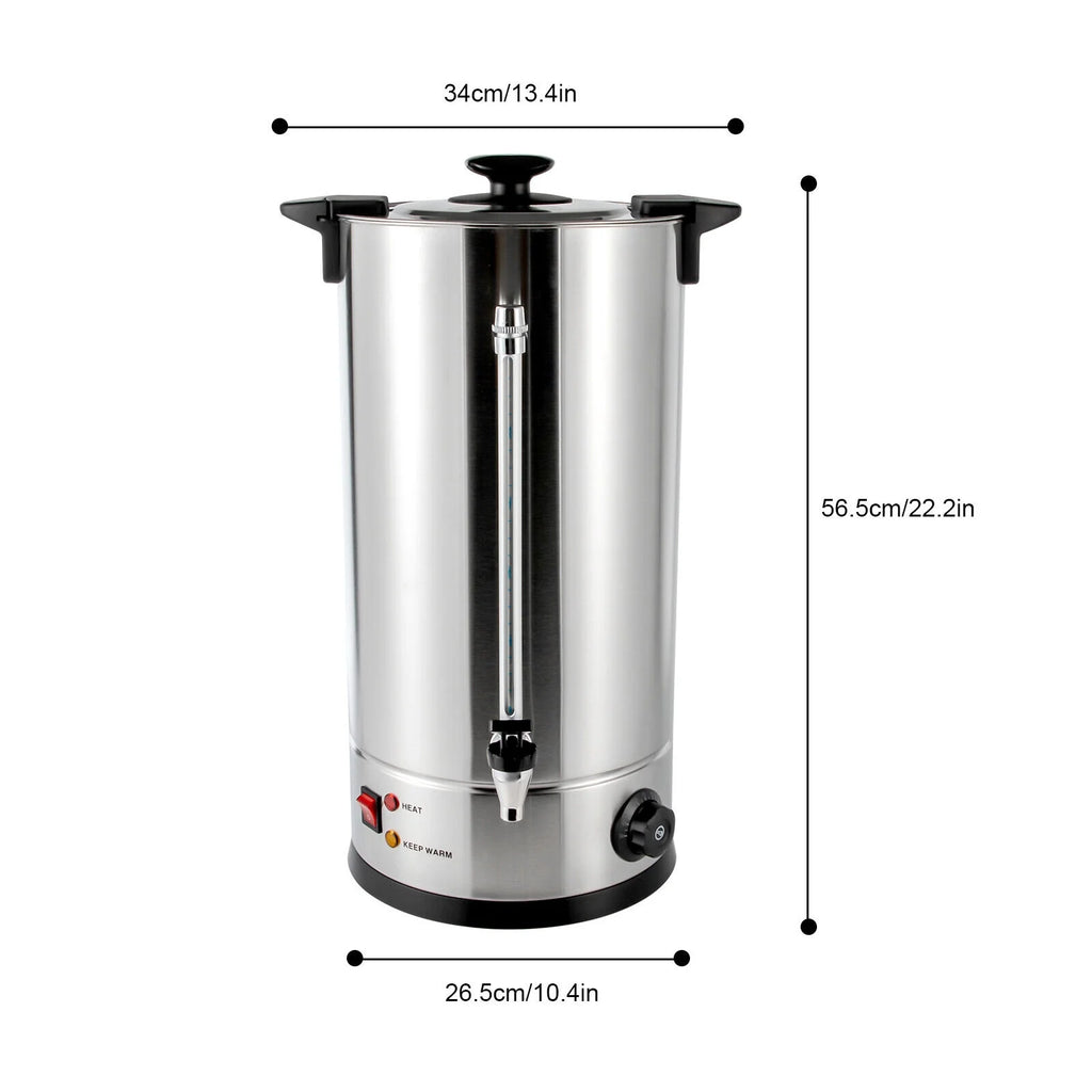 25L Commercial Stainless Steel Coffee Urn X60373
