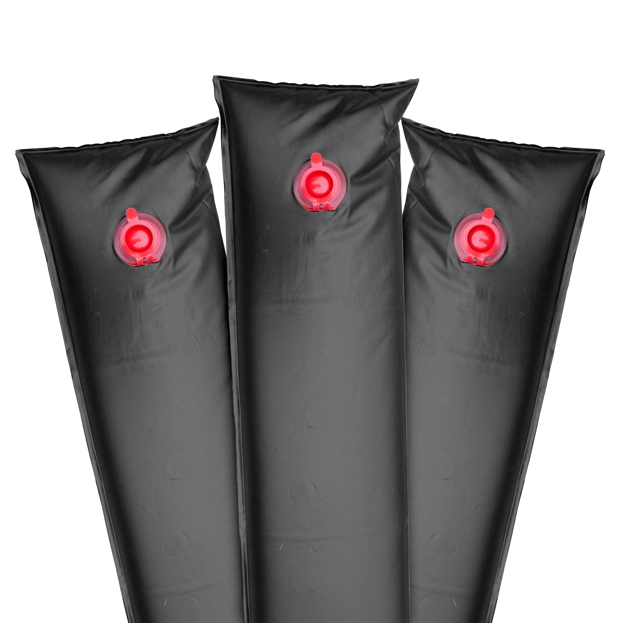Black 6-Pack Swimming Pool Cover Water Tube H562