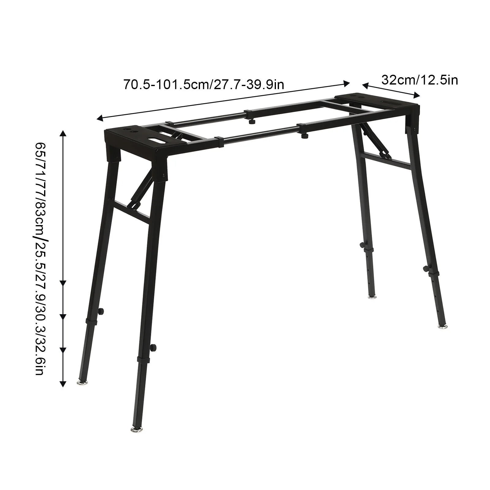 Foldable Mixer Keyboard Stand Rack Height Adjustable Z42556