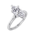 Moissanite Marquise Cut Solitaire Engagement Ring L541545