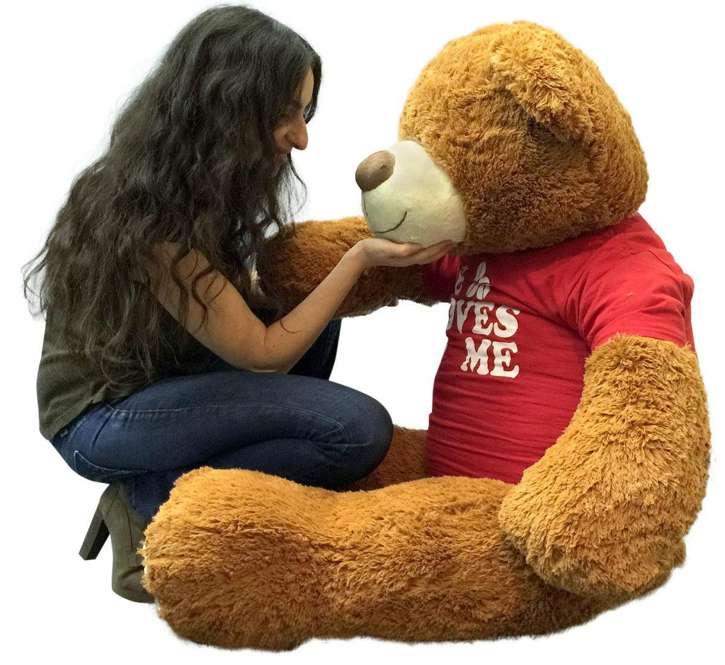 Giant Teddy Bear 60 Inch Soft Brown D976445