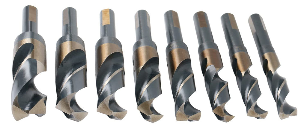 M35 Cobalt 1/2" Shank Drill Set of 8 Pieces S686