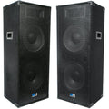Passive Dual 15 inch 2-Way Pa/dj Loudspeaker Cabinet, 1450 Watt Each B51617
