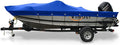 Boat Cover 600D Polyester Waterproof UV Resistant, Fits 17-19 feet V-Hull, Beige Pack of 2 V4921