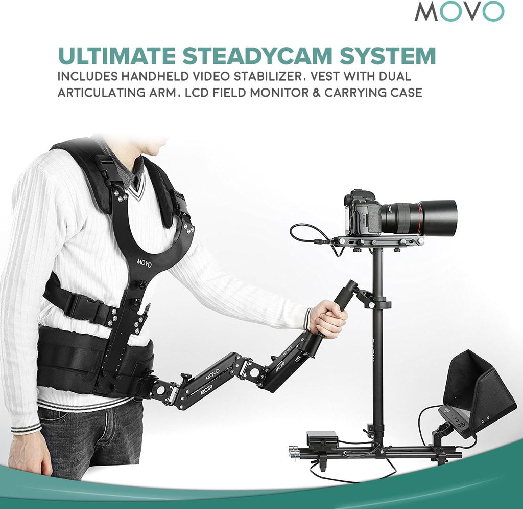 Handheld Video Stabilizer with Vest and LCD Field Monitor K654216