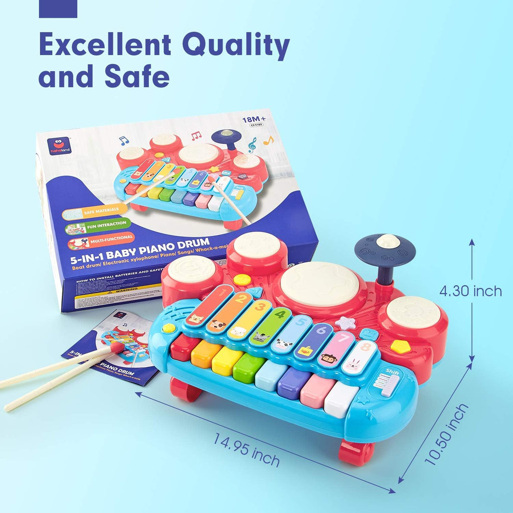 Piano Drum Playset Musical Toys Pack of 2 C3640