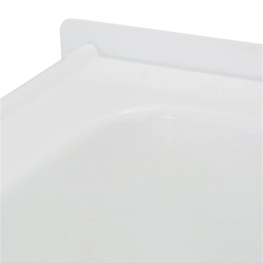 White 5 ft. Left Hand Drain Soaking Tub R93964