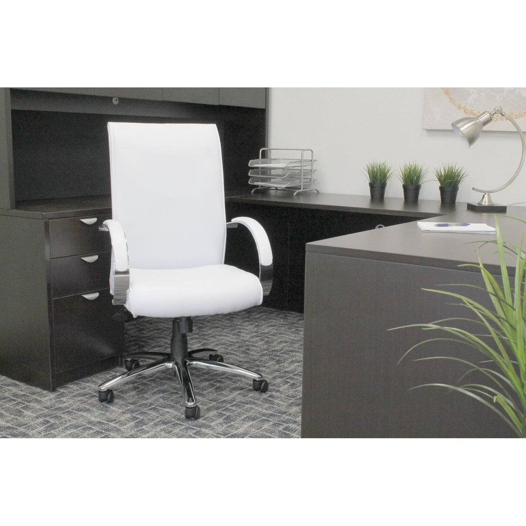 White Executive Mid-Back Chair N590122