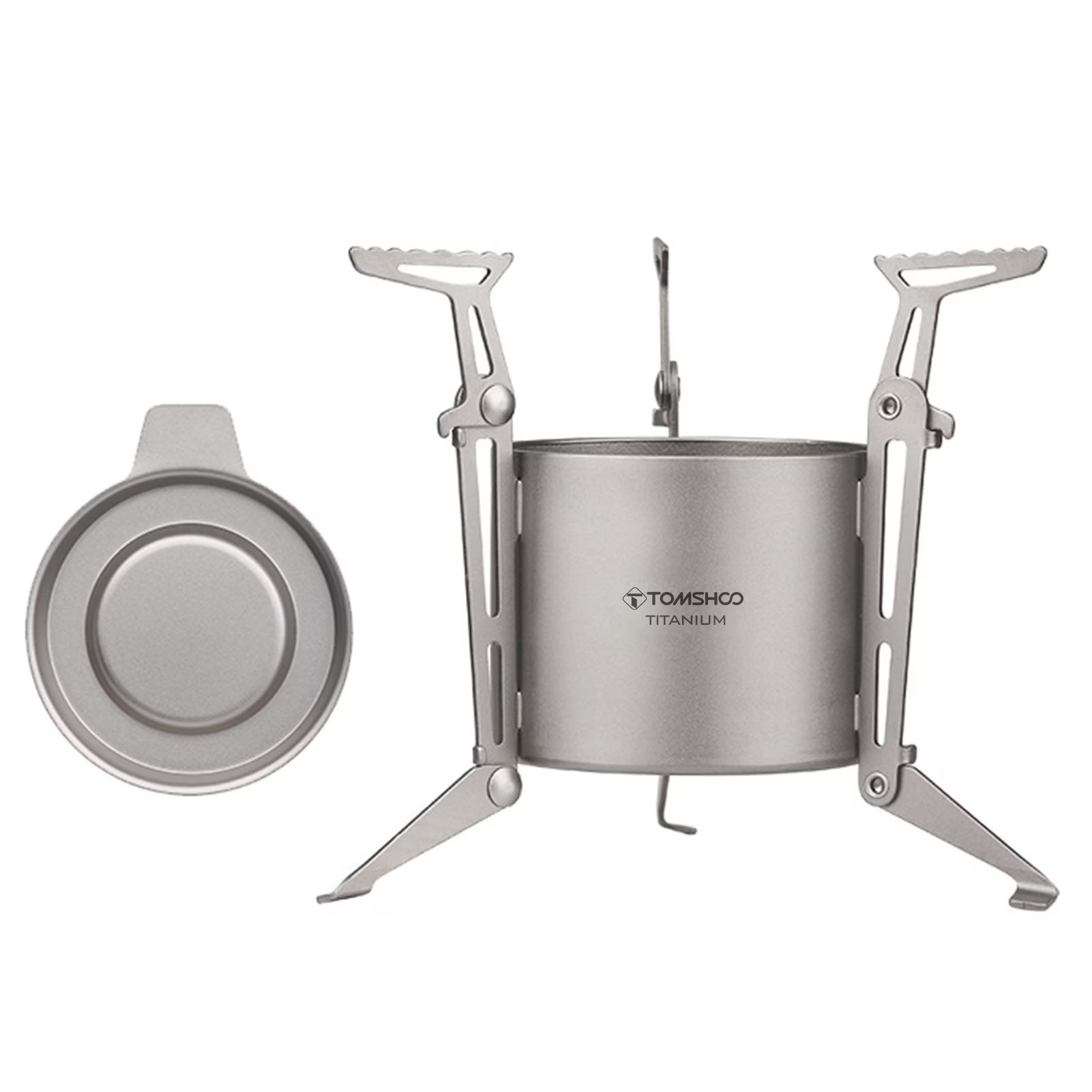 Camping Stove with Lid and Foldable Legs D14494