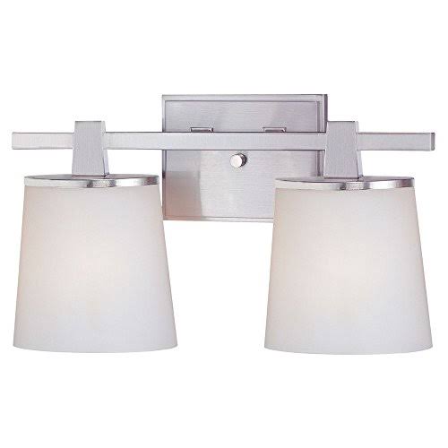 Satin Nickel 2 Light Bath A262
