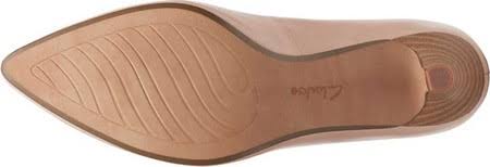 Leather Pumps, Size 7 Medium, Nude A649