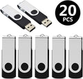 20 Pack 32GB USB 2.0 Swivel Thumb Drive Black G208021