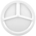 White 3-Compartment Plate B468