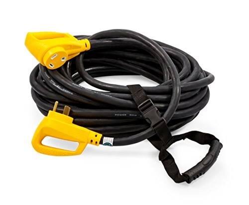 30-Amp PowerGrip Extension Cord, 50&, Black K71603