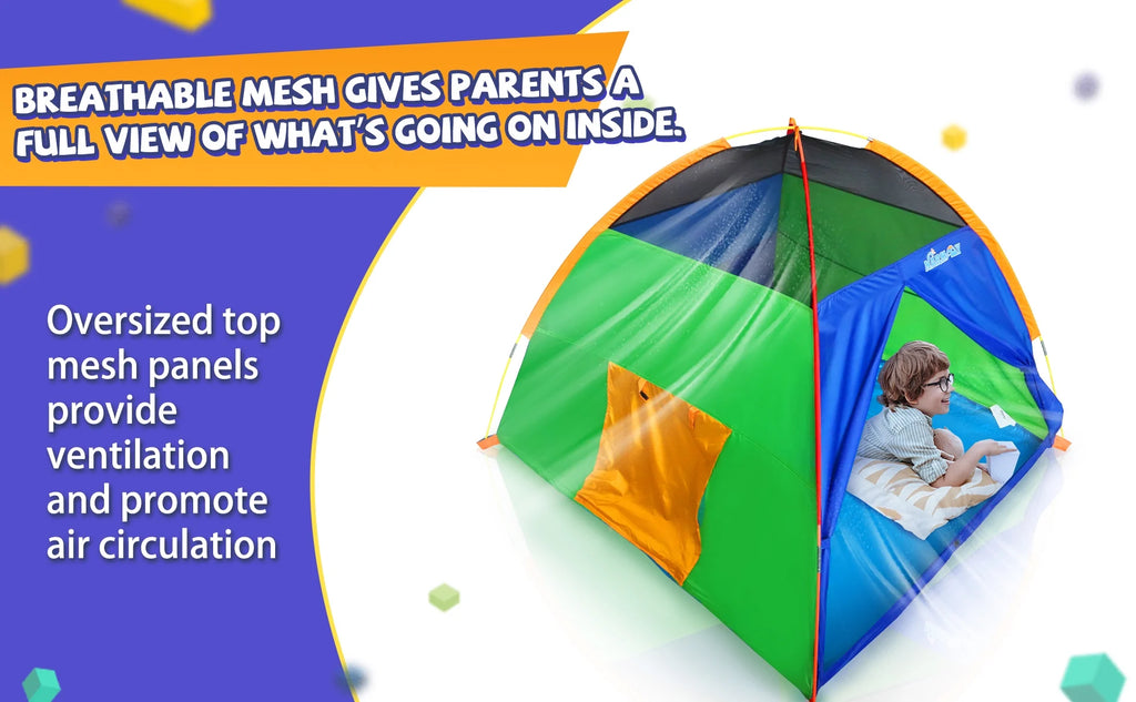 Play Tent for Kids Indoor Outdoor Fun - 60 x 60 x 44 inch O639628