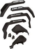 Black ATV Mud Guard Kit O9920