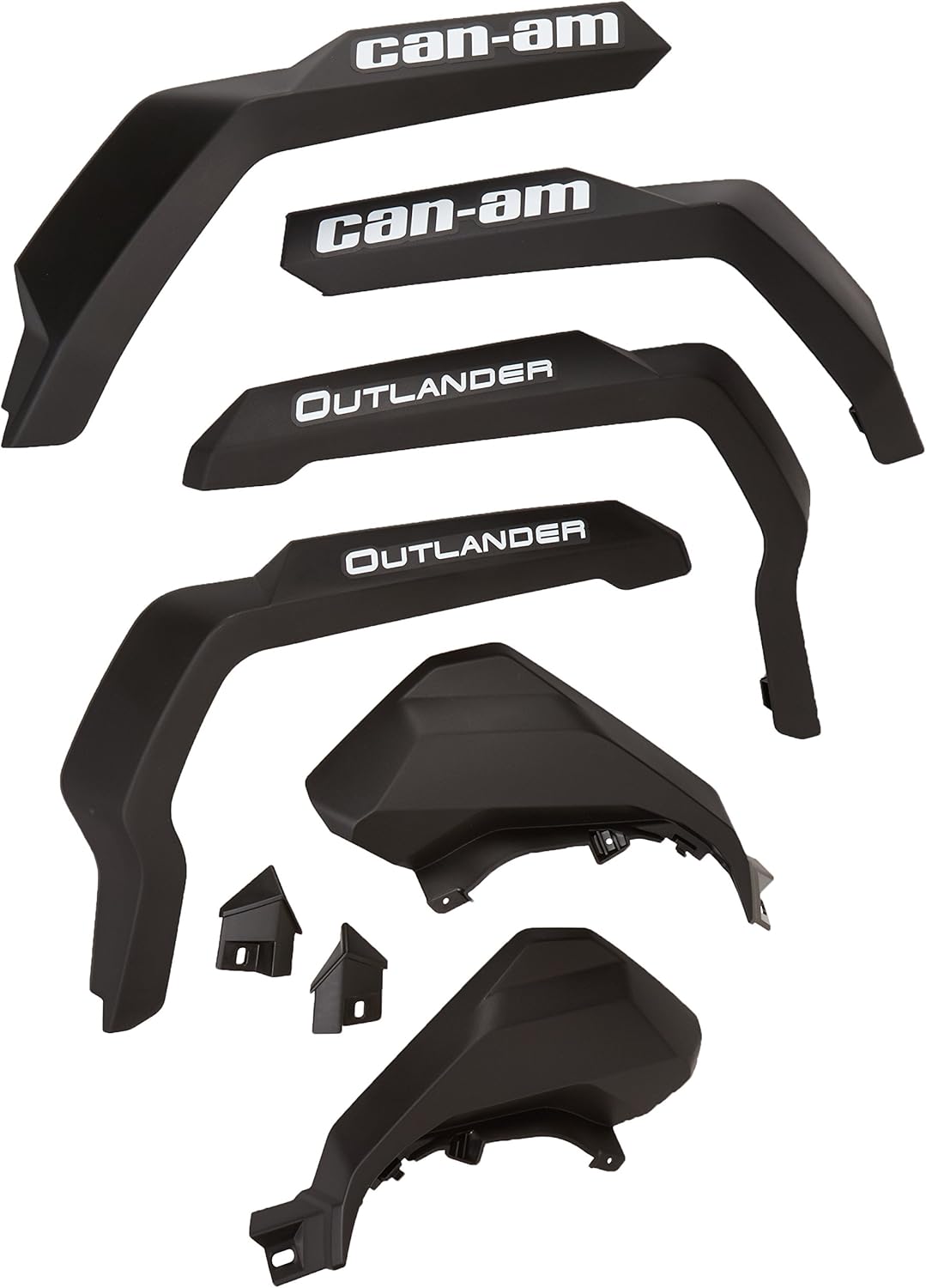 Black ATV Mud Guard Kit O9920