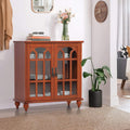 Buffet Cabinet with Glass Doors and Adjustable Shelves H873895