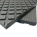 Black Heavy Duty Rubber Floor Protection Mat X3960