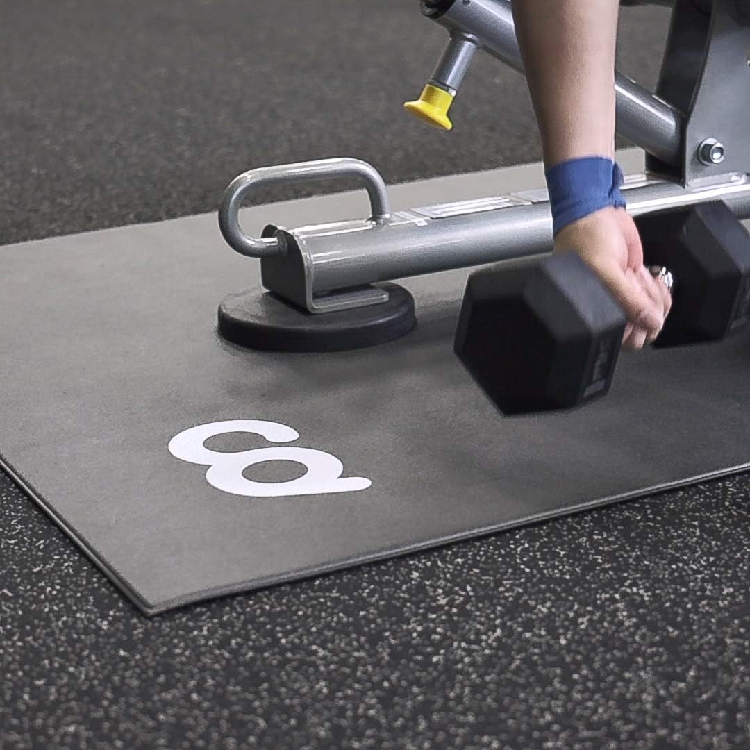 Exercise Fitness Mat 3'x6' Waterproof Mat for Treadmill, Stationary Bike, Elliptical, Gym Equipment F195