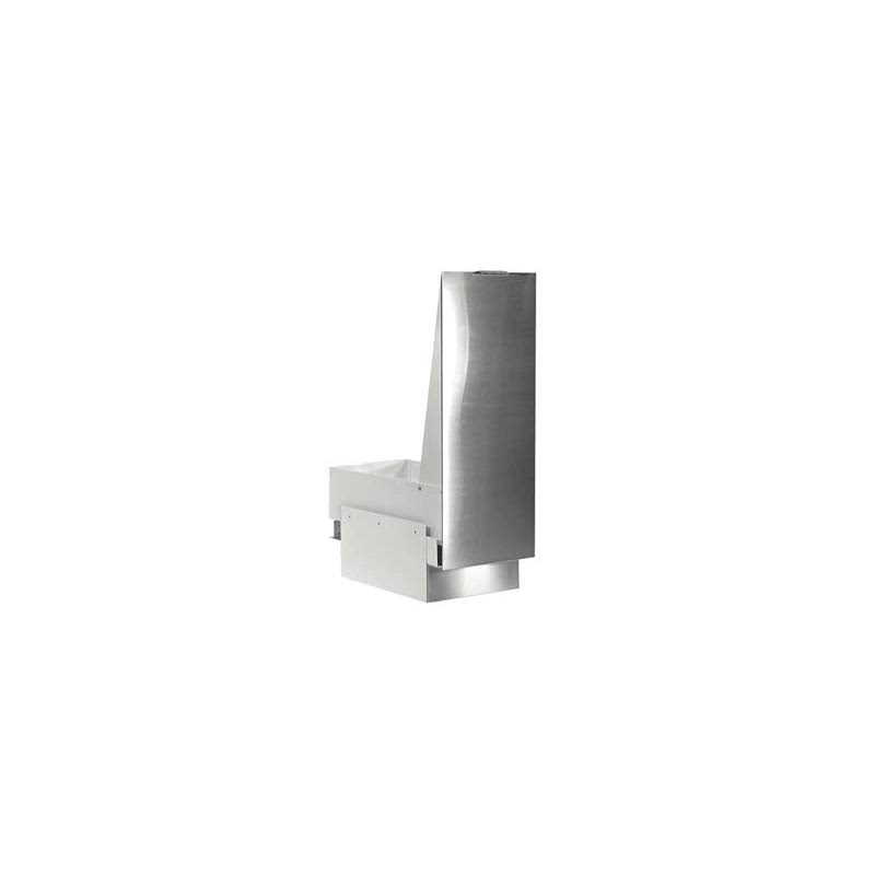 White Base Double Bin Trash Can M200