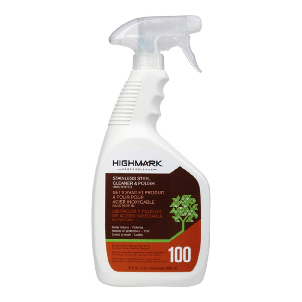 Stainless Steel Cleaner & Polish, 32 oz, Case of 12 A9571