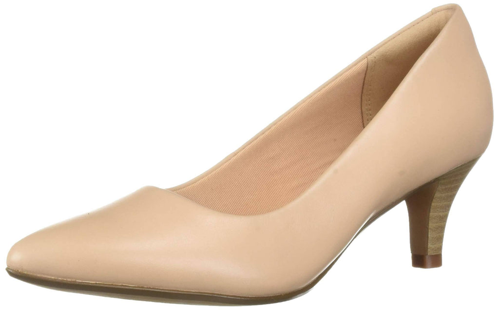 Leather Pumps, Size 7 Medium, Nude A649