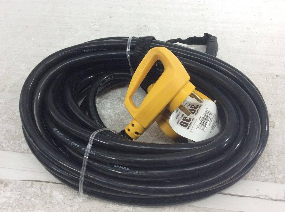 30-Amp PowerGrip Extension Cord, 50&, Black K71603
