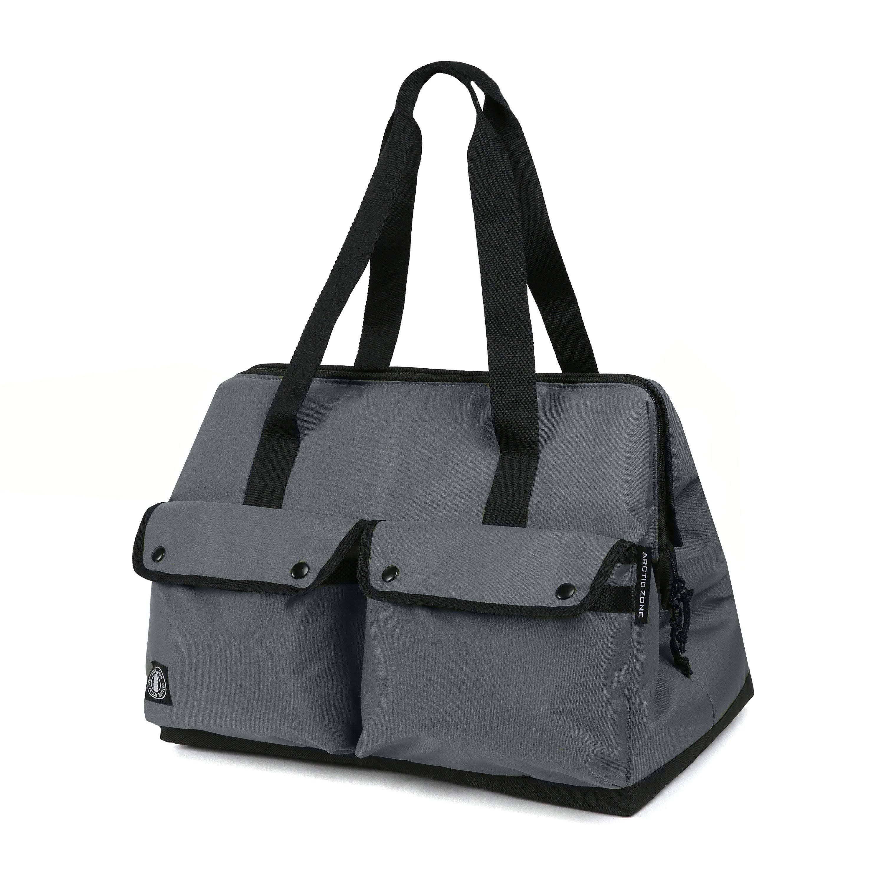 50 Can Insulated Picnic Satchel Gray U156