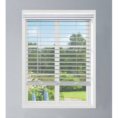 Cordless Faux Wood Blinds 41W x 72L Q163