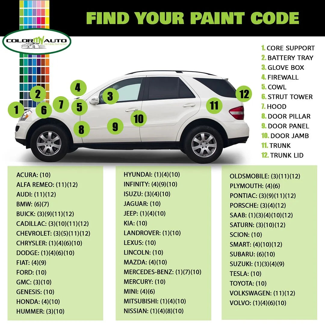 Single Stage Automotive Paint 1 Oz Bottle J691