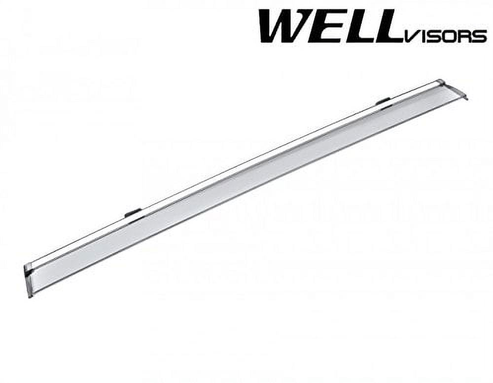 Chrome Trim Side Window Visors Deflectors for Volkswagen Atlas E58260