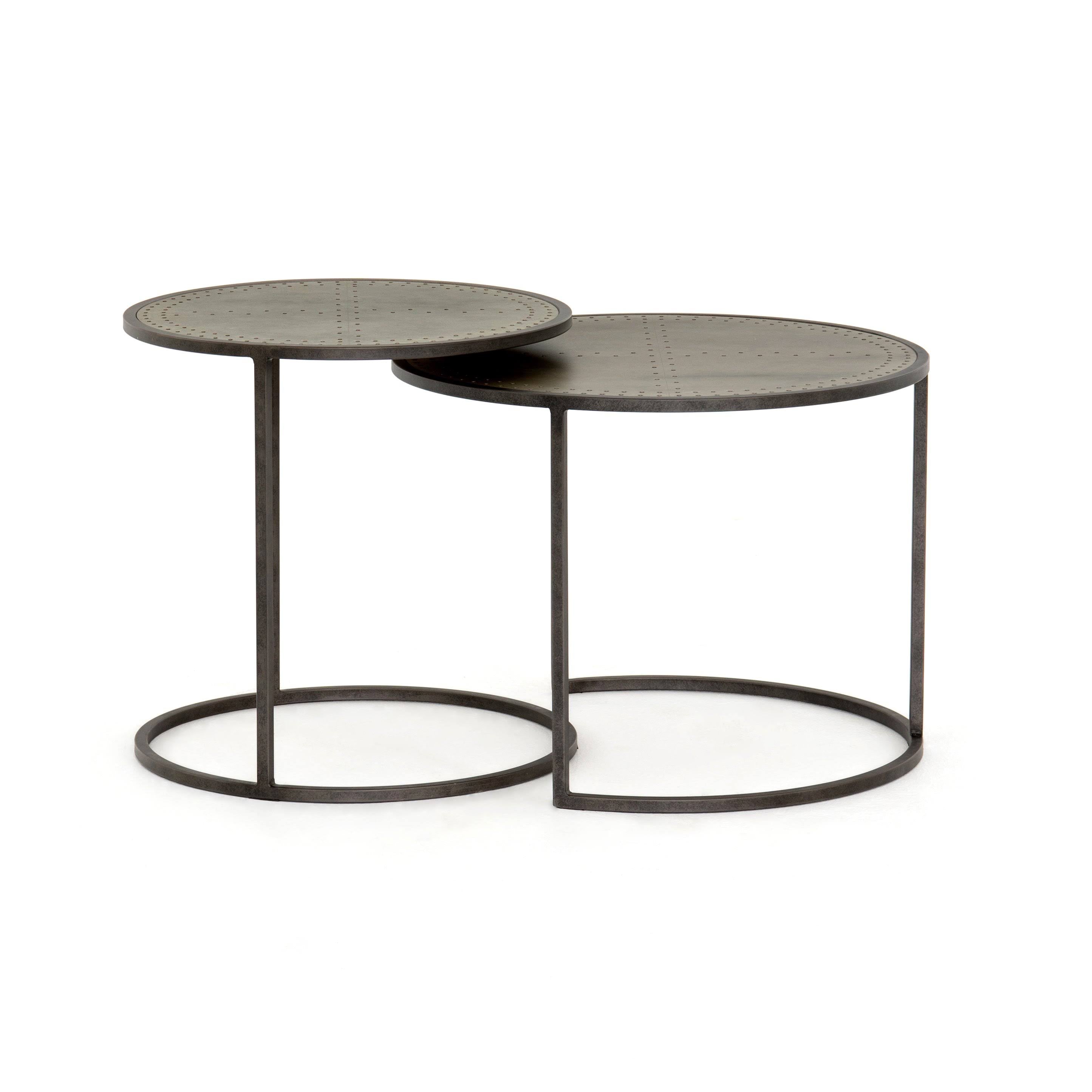 Galvanized Nesting Tables X8115