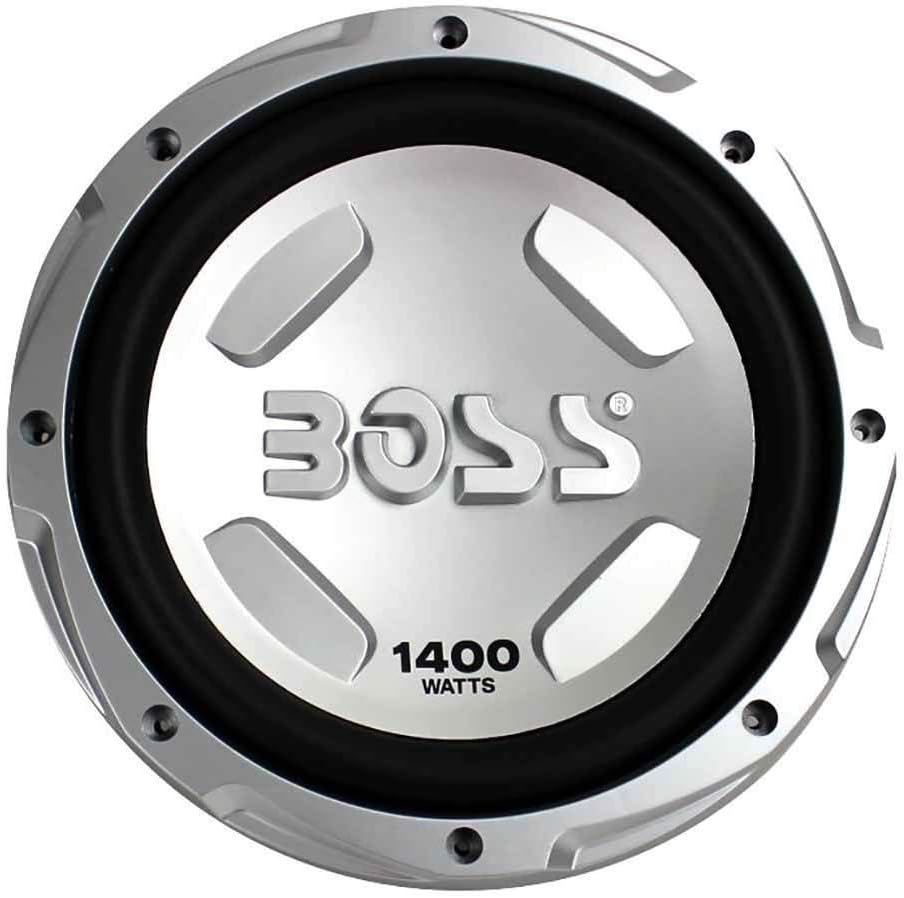 12 1400W Car Audio Subwoofer & 1500W Mono Amplifier with 8 Gauge Wiring Kit & Single 12 Vented Subwoofer Enclosure Box B593