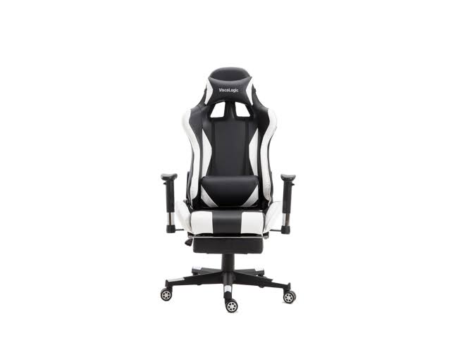 Ergonomic Gaming Chair with Footrest T4726