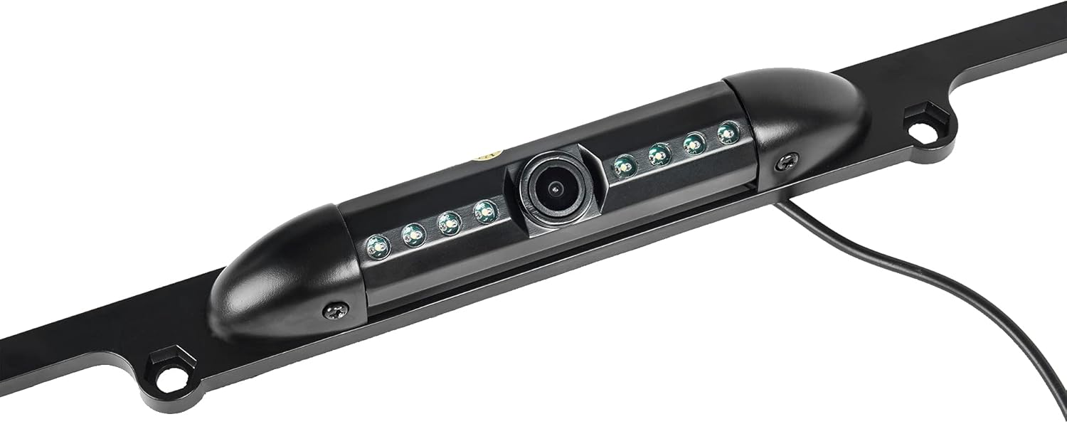 License Plate Mounted Waterproof Backup Camera with Night Vision N743161