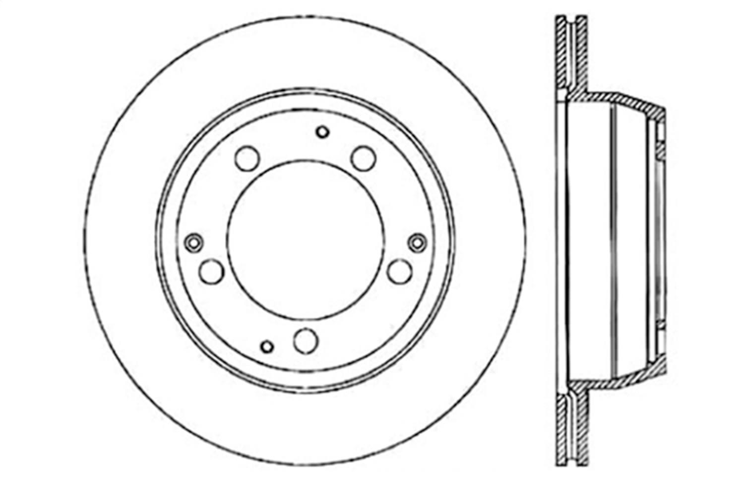 Slotted & Drilled Sport Brake Rotor L461